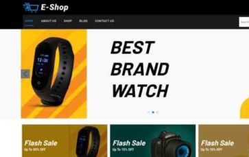 E-Shop (screenshot desktop)