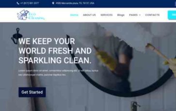 EcoCleaning (screenshot desktop)
