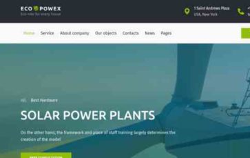 Ecopowex (MWTemplates) - (screenshot desktop)