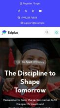 Edplus (screenshot mobile)
