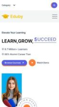 Eduby (screenshot mobile)