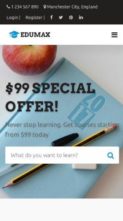 Edumax (GonThemes) (screenshot mobile)