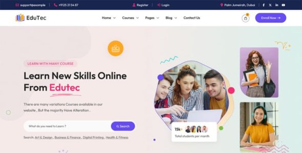 Edutec (TemplateMonster)