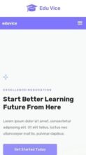 Eduvice (screenshot mobile)