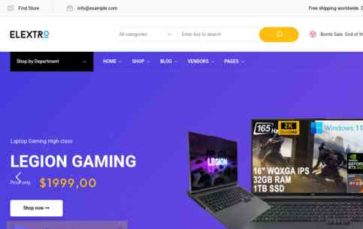 Elextro (screenshot desktop)