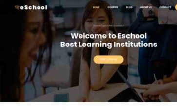 Eschool (screenshot desktop)
