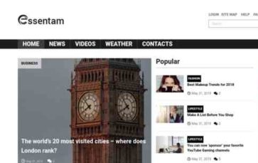 Essentam (screenshot desktop)