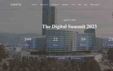 Eventin (screenshot desktop)