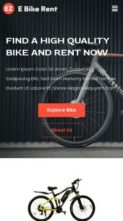 EZ Bike Rental (screenshot mobile)
