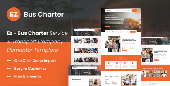 EZ Bus Charter (TemplateMonster)