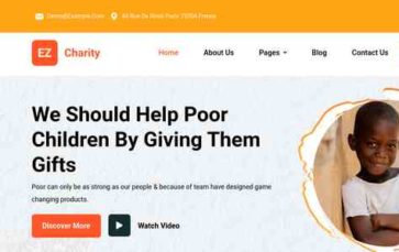 EZ Charity (screenshot desktop)