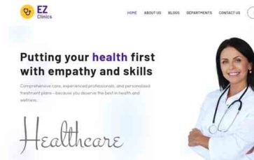 EZ Clinic (screenshot desktop)