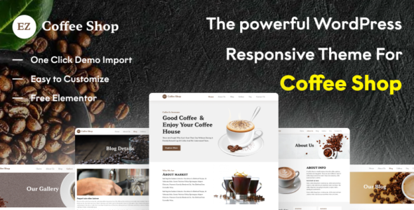 EZ Coffee Shop (TemplateMonster)