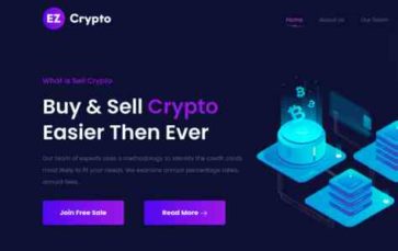 EZ Crypto News (screenshot desktop)