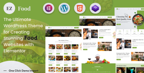 EZ Food Restaurant (TemplateMonster)