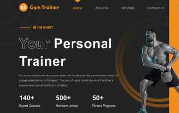 EZ Gym Trainer (screenshot desktop)