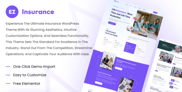 EZ Insurance (TemplateMonster)