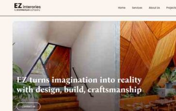 EZ Interories Architecture (screenshot desktop)