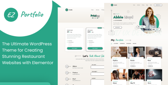 EZ Personal Portfolio (TemplateMonster)