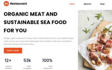 EZ Restaurant (screenshot desktop)