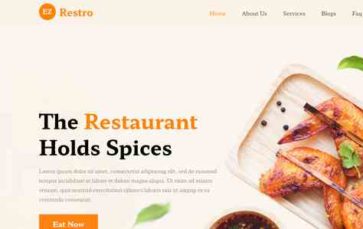 EZ Restro (screenshot desktop)