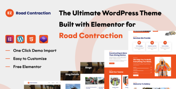 EZ Road Construction (TemplateMonster)