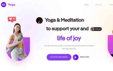 EZ-Yoga (screenshot desktop)