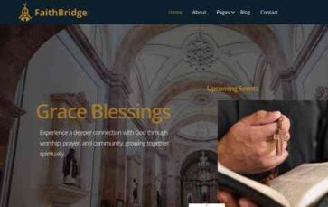 FaithBridge (screenshot desktop)