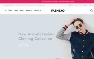 Screenshot Desktop Fashexo (screenshot desktop)
