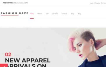 Fashion Gaze (screenshot desktop)