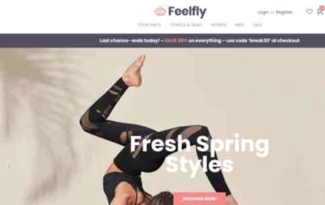 Feelfly (screenshot desktop)