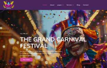 Festivo (screenshot desktop)