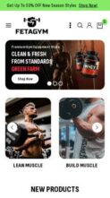 Fetagym (screenshot mobile)