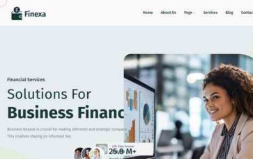 Finexa (screenshot desktop)