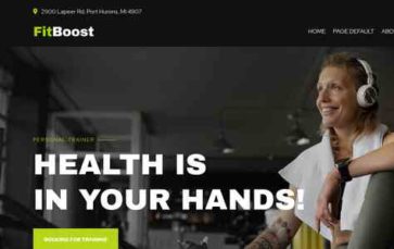 FitBoost (screenshot desktop)