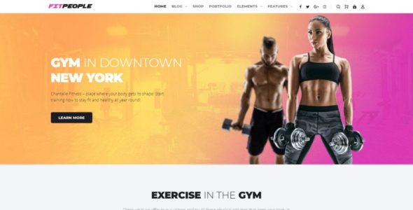 FitPeople (TemplateMonster)