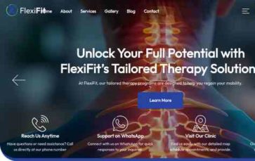 FlexiFit (screenshot desktop)