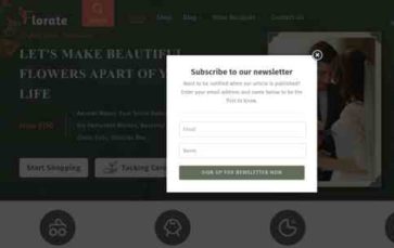 Florate (screenshot desktop)