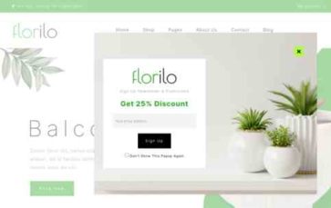 Florilo (screenshot desktop)