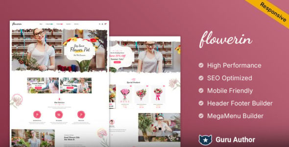 Flowerin (TemplateMonster)