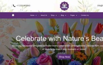 Flowerly (screenshot desktop)