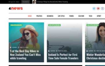 FourNews (Zemez) (screenshot desktop)