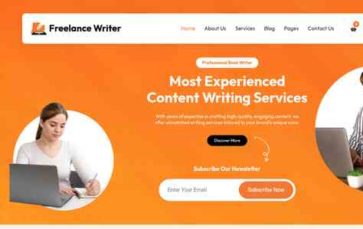 Freelance Writer (screenshot desktop)