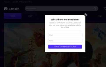 GameOn (WebiBazaar) (screenshot desktop)