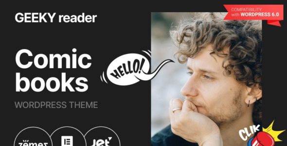 Geeky Reader (TemplateMonster)