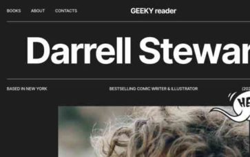 Geeky Reader (screenshot desktop)