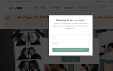 Giftelo (screenshot desktop)
