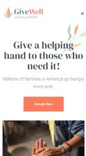GiveWell (Zemez) - (screenshot mobile)
