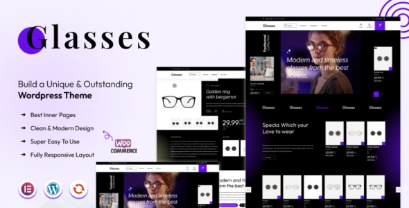 Glasses (TemplateMonster)