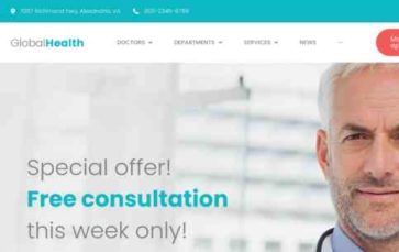 GlobalHealth (screenshot desktop)